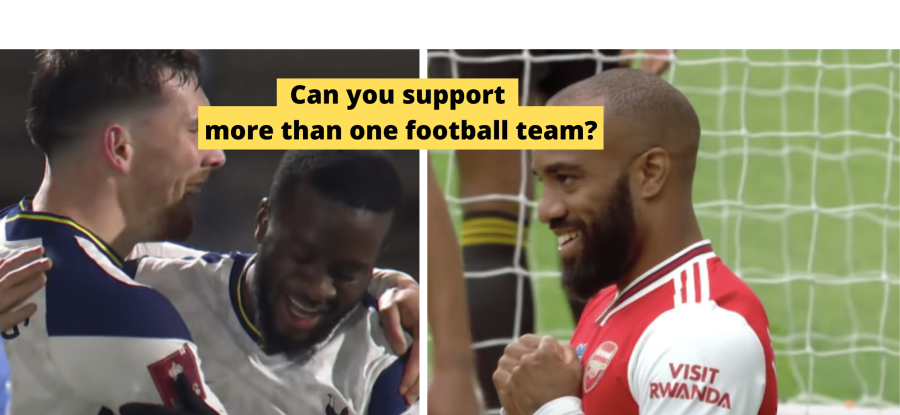 Arsenal or Tottenham? Can you support more than one football team? ⚽ 👀